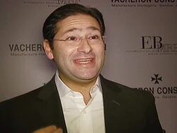 Vacheron Constantin Launch of Platinum Excellence Collection At Gala Benefiting EBMRF Stock Footage