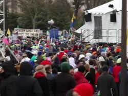 March for Life Anti-Abortion Rally Stock Footage