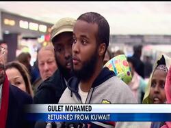 A Virginia teenager stuck in Kuwait for a month after he was apparently placed on the U.S. government's no-fly list was reunited with his family at a Washington-area airport early Friday morning. Instructional Video