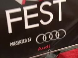 ATMOSPHERE: Signage at AFI Fest 2012 Rust And Bone Centerpiece Gala Screening  on 11/5/2012 in Hollywood, CA.(Footage by WireImage Video/Getty Images Entertainment Video) Stock Footage