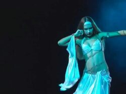 beautiful oriental dance Stock Footage