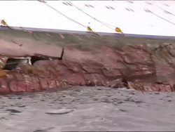 Damage to Costa Concordia News Clip