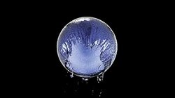 liquid sphere 2 Stock Footage