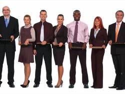 HD: Business People Looking For Work Stock Footage