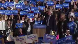 CLEAN : Bernie Sanders vows to stay in Democratic nomination race News Clip