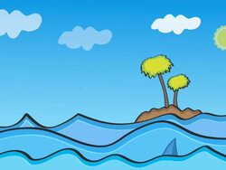 Tropical Carton animation Stock Footage