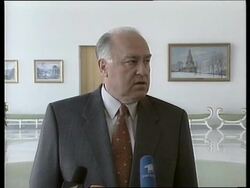RUSSIA: KOSOVO CRISIS: CHERNOMYRDIN LEAVES FOR BONN News Clip