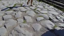 CLEAN : Tourists discover Romes Ancient Roman Forum just restored News Clip