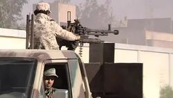 Libyan National Army Soldiers Clearing Benghazi News Clip