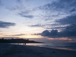 Sunrise at sea Stock Footage