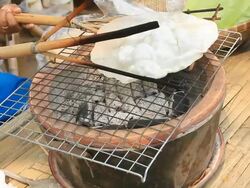 Cracker grilled Stock Footage