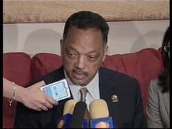Jesse Jackson arrives to meet Fox and quash tensions News Clip