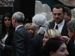 Karl Lagerfeld at 'Fendi for Fountains' Press Conference at Campidoglio on January 28, 2013 in Rome, Italy. (Footage by WireImage Video/Getty Images) Stock Footage