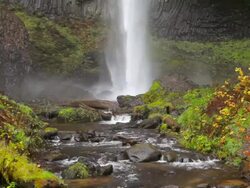 HD waterfall with stream Stock Footage