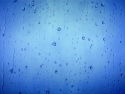 HD: Raidrops Dripping Down The Glass Stock Footage