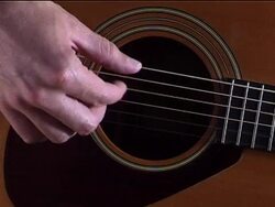 Guitar Picking Stock Footage