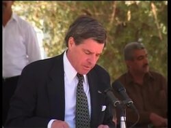 WRAP Bremer comments on Fallujah deaths, convoy attack News Clip