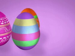 Easter eggs Stock Footage