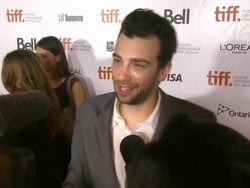 Jay Baruchel  at The Art Of The Steal Premiere - 2013 Toronto International Film Festival on 9/11/2013 in Toronto, Canada. (Footage by WireImage Video/Getty Images Entertainment Video) Stock Footage