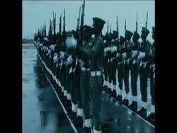 SYND 20 3 75 KUWAITI PRESIDENT ARRIVES IN SUDAN News Clip