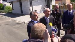 Hungary PM Orban visits German ex-leader Kohl News Clip