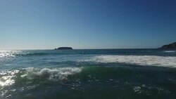 Aerial Oregon Newport Beach Stock Footage