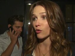 INTERVIEW: Sophia Bush on why she came out tonight (Footage by WireImage Video/GettyImages) Stock Footage