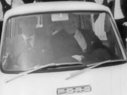 Mini electric car made by Ford is tested Stock Footage