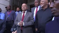 CLEAN : S.Africans protest at Finance Minister's sacking News Clip