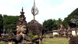 Buddha Park Stock Footage