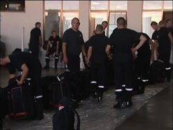 French disaster relief team arrives to help rescue efforts News Clip