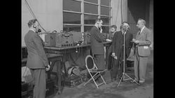 News media at funeral of President Franklin Roosevelt News Clip