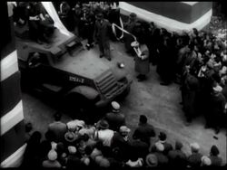 ISRAEL'S FIRST PRESIDENT News Clip