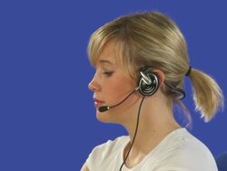 HD: Phone Operator Stock Footage