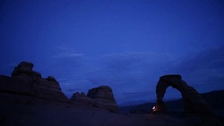 Arches Nation Park Stock Footage