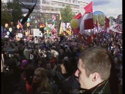 GERMANY: BERLIN: THOUSANDS MARCH FOR RELIGIOUS FREEDOM News Clip