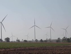 Windmills Stock Footage