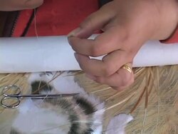 embroidery Stock Footage