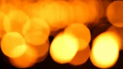 3 Shots of Candle Background, Orange Blurred Defocused Stock Footage
