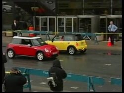 Stunts at US launch of Mini Cooper S News Clip