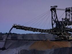 Open pit Stock Footage
