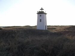 Lighthouse landscape Stock Footage