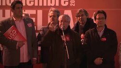 Strikes and demos kick off across the EU in Spain, Belgium and Portugal News Clip