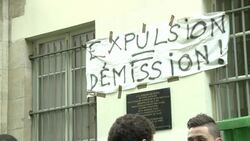 CLEAN : Thousands of French students continue to News Clip