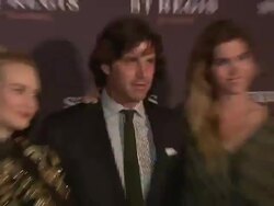 Diane Kruger, Nacho Figueras and Delfina Blaquier at Debut of The St. Regis Bal Harbour Resort & Residences  Stock Footage