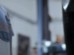 Handing Over A Car Key To Mechanic Stock Footage