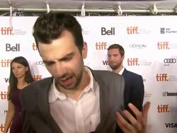 INTERVIEW - Jay Baruchel on his character at The Art Of The Steal Premiere - 2013 Toronto International Film Festival on 9/11/2013 in Toronto, Canada. (Footage by WireImage Video/Getty Images Entertainment Video) Stock Footage