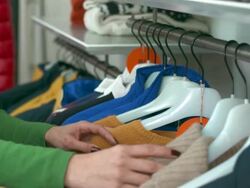 HD: Couple Having Fun Shopping Stock Footage