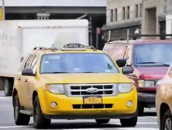 Mass Transit on 5th Avenue, Manhattan New York Cit Stock Footage