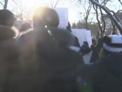 Gay rights protesters in Sochi News Clip